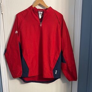 Majestic Red and Navy Windbreaker